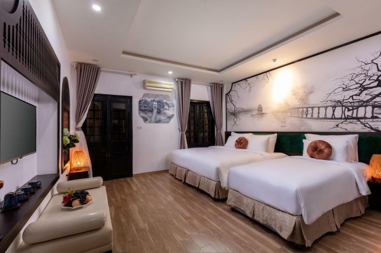 Hanoi Center Silk Lullaby Hotel And Travel Buitenkant foto